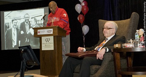 Temple University roasts long-time CoSIDA member and former SID Al Shrier